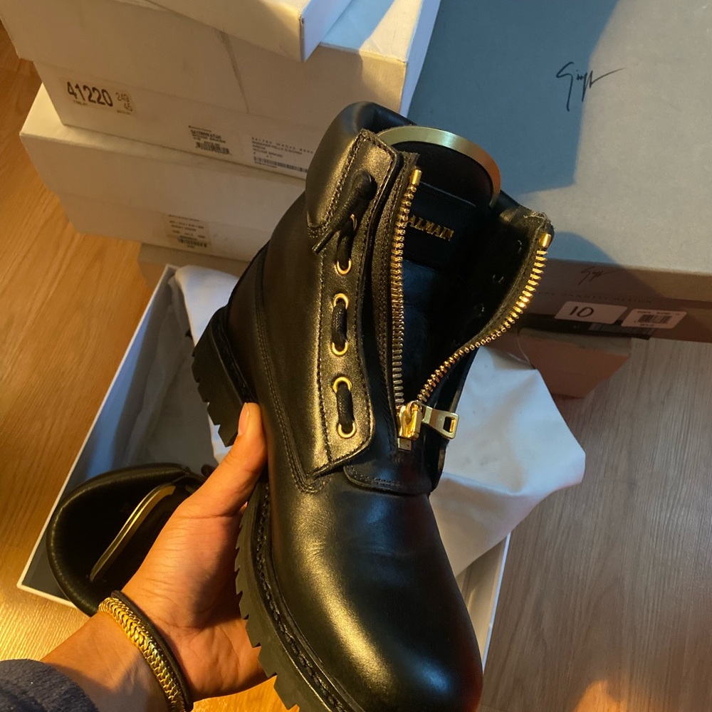 Balmain Combat Shoes